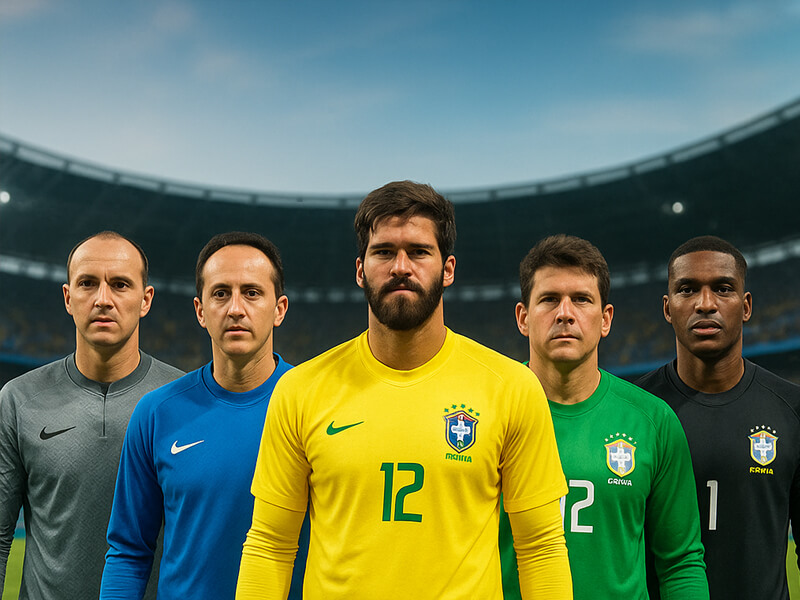 5 melhores goleiro do Brasil