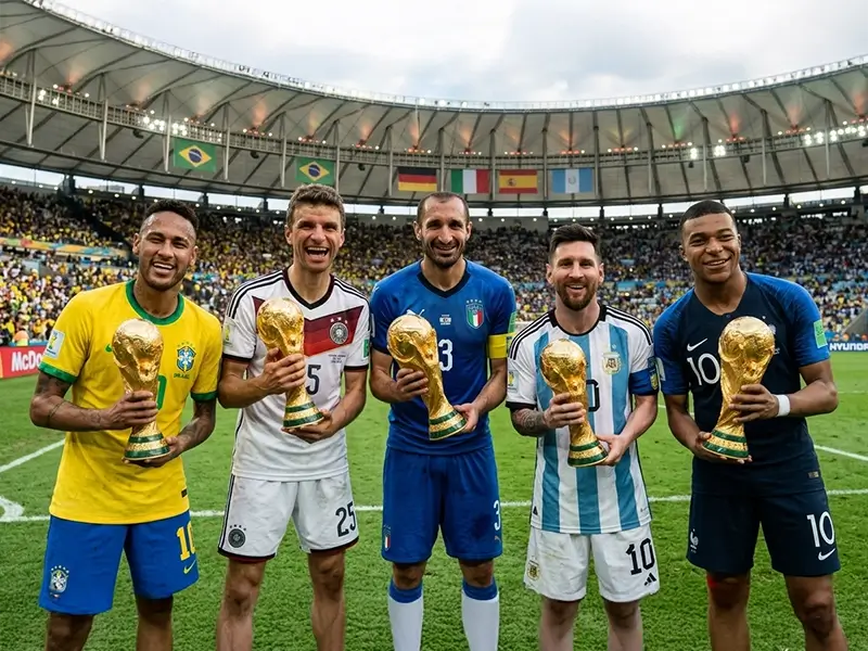 qual time que tem mais copa do mundo